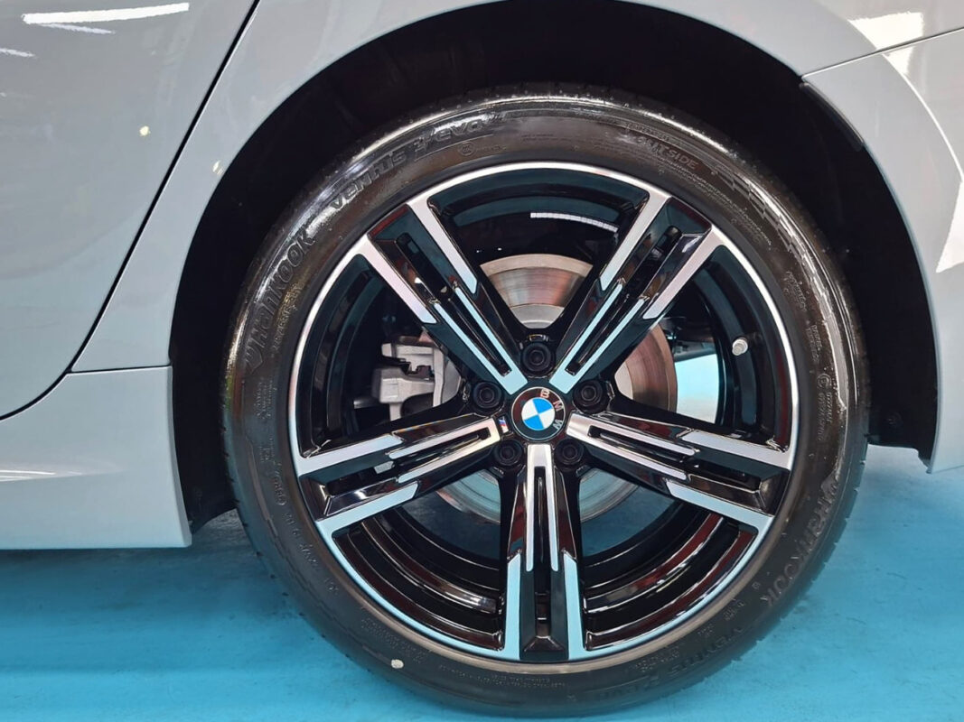 The BMW 3 Series with its fresh, coated finish.