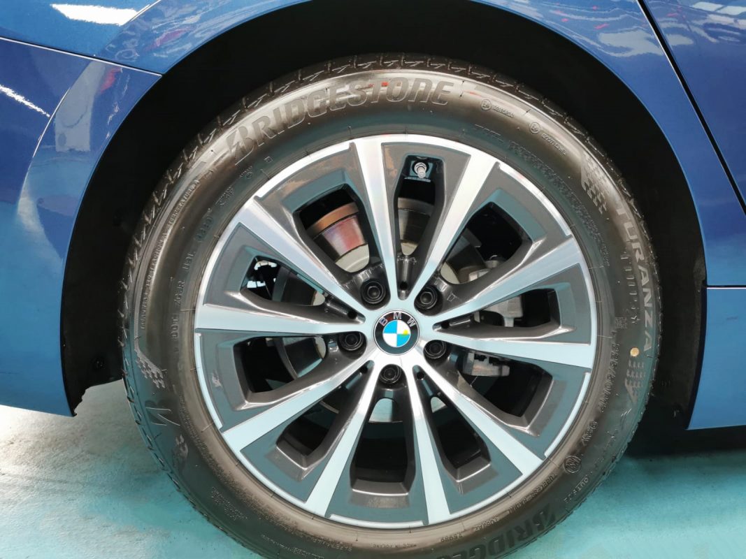 The BMW 318i, finished and ready for collection.