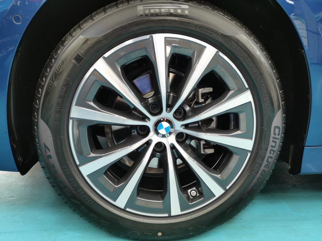 The BMW 318i, finished and ready for collection.
