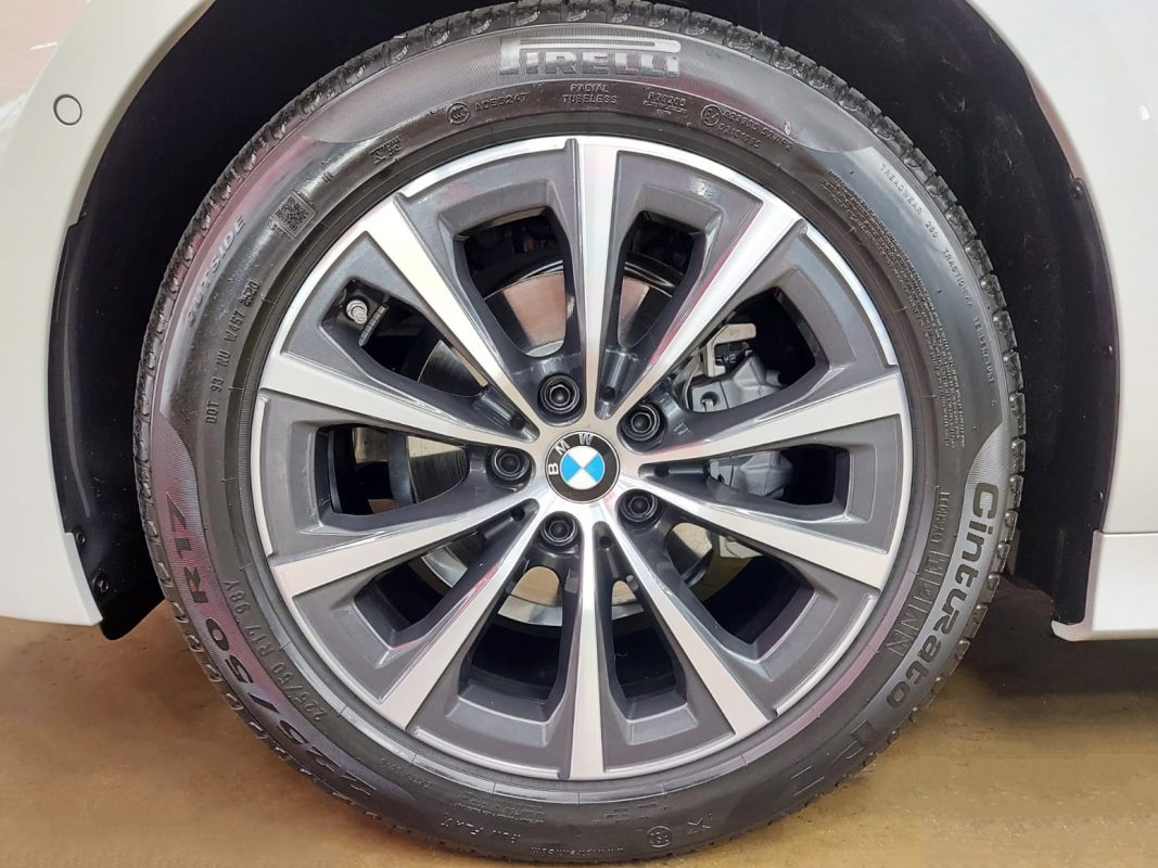 The BMW 318i, finished and ready for collection.
