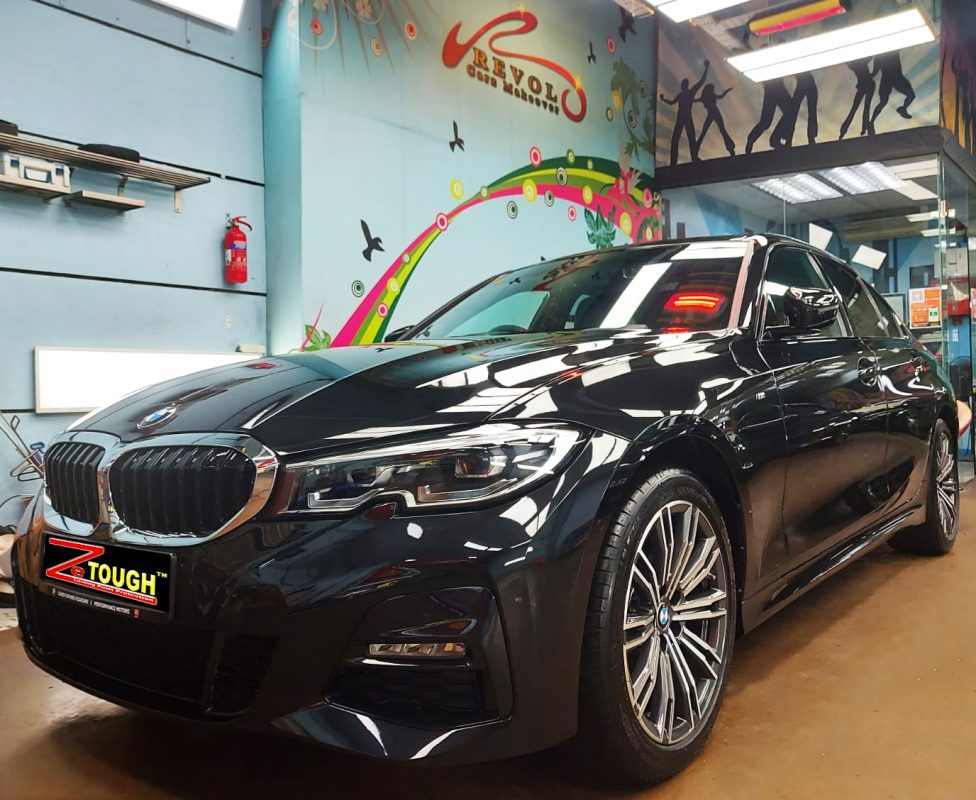 BMW 318i, sealed with ZeTough Titanium at Revol Carz.