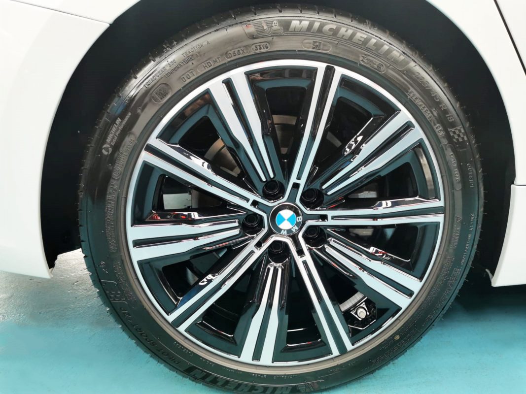 BMW 320i, finished and ready for collection.