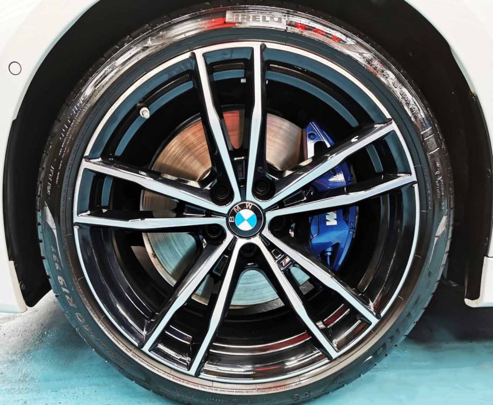 BMW 330i, finished and ready for collection.