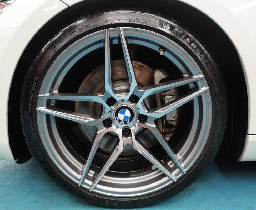 BMW 335i, finished and ready for collection.