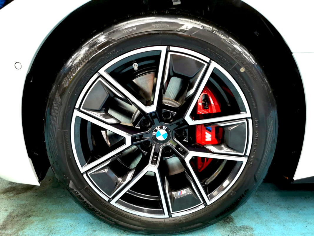 The BMW 4 Series, finished and ready for collection.
