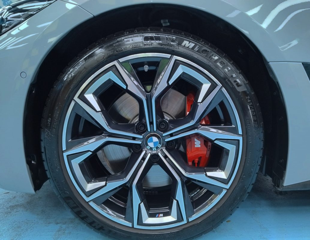 The BMW 4 Series, finished and ready for collection.