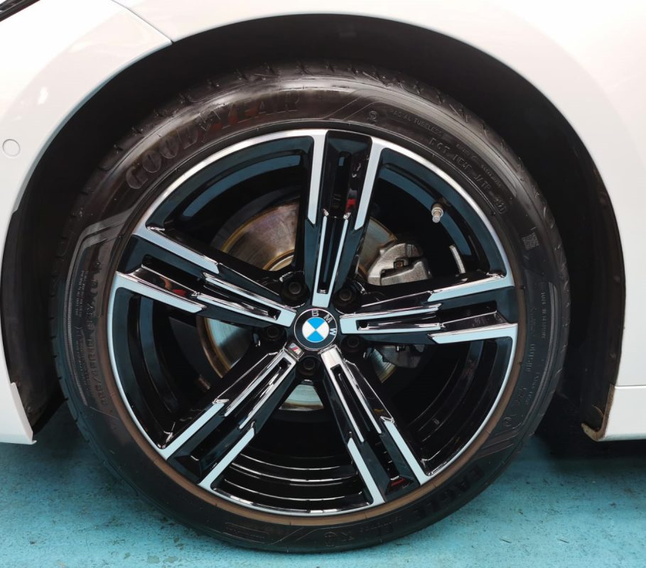 The BMW 4 Series, finished and ready for collection.