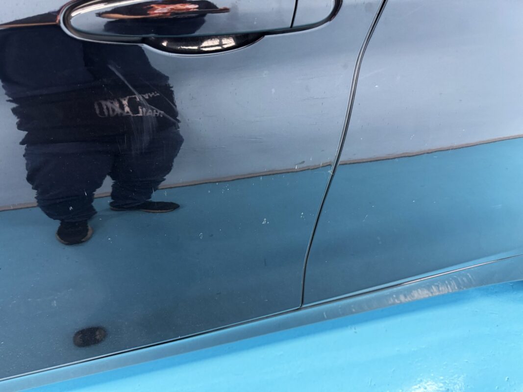 The BMW 4 Series from another angle at intake.