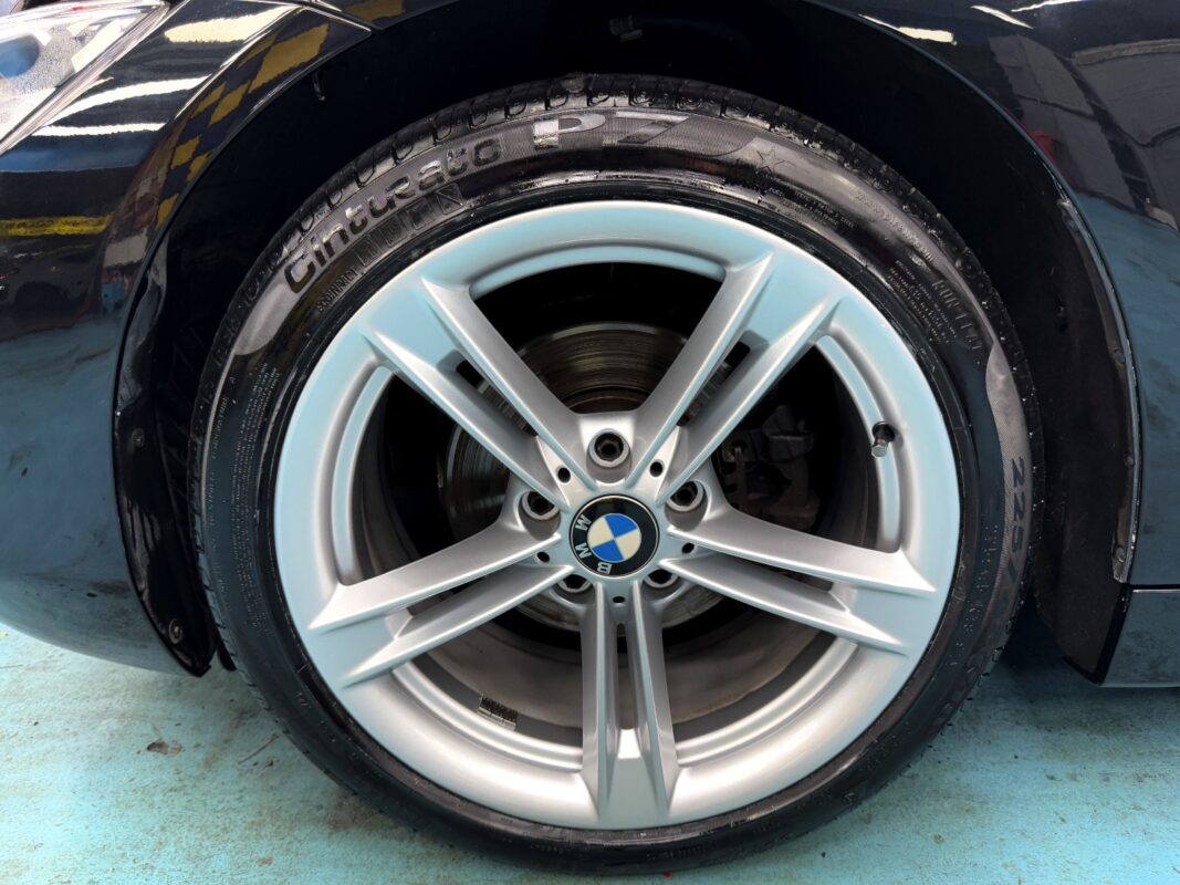 The BMW 4 Series ready for collection after the respray.
