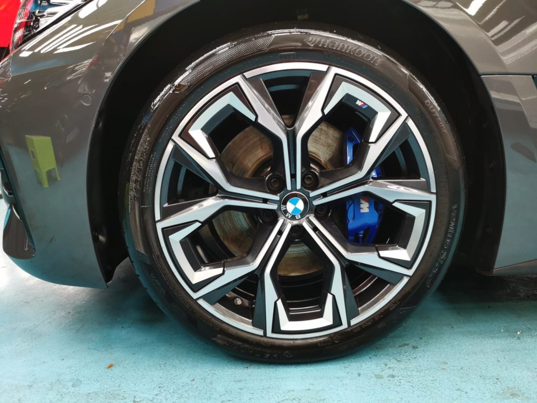 The BMW 4 Series, finished and ready for collection.