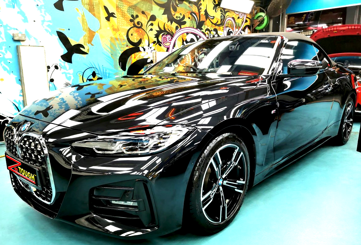 BMW 4 Series, glossy after its ZeTough Ceramic coating.