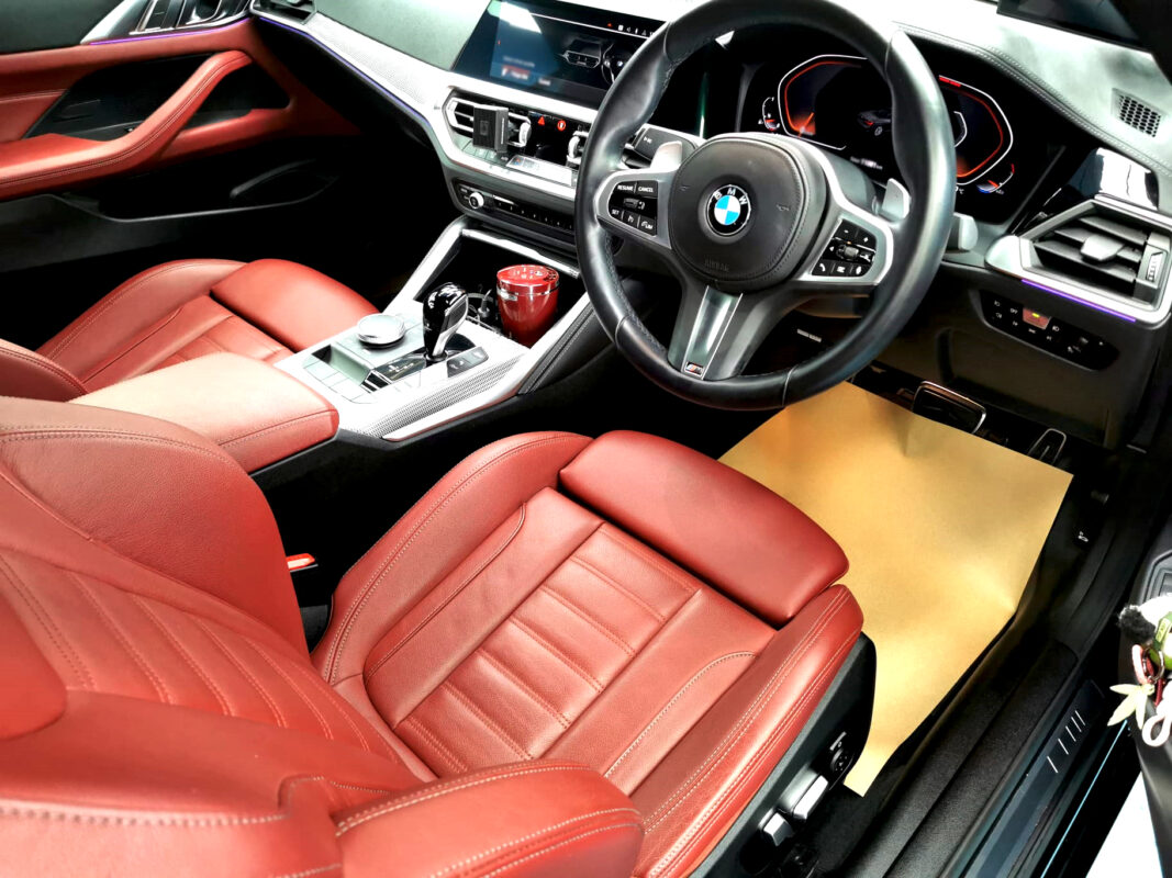 The BMW 4 Series's protected, high-gloss finish.