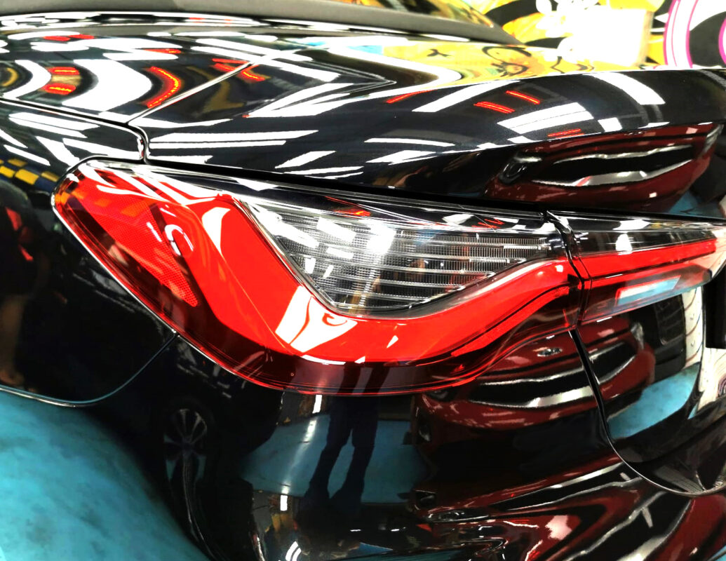 The finished BMW 4 Series, glossy and protected.