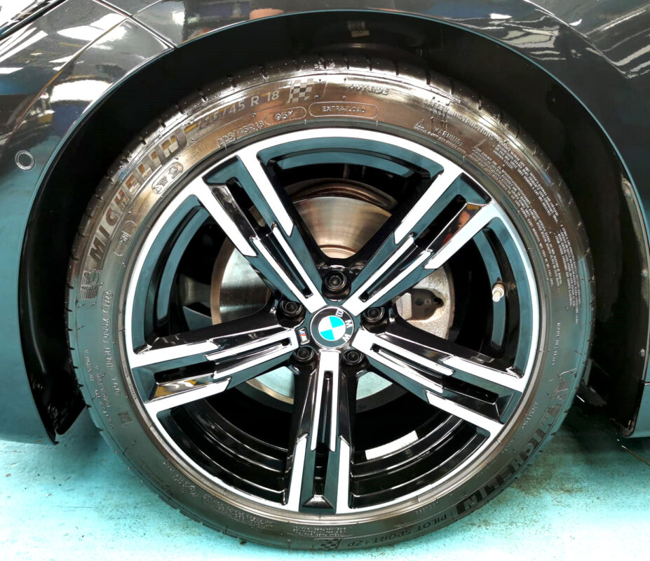 The BMW 4 Series with its fresh, coated finish.