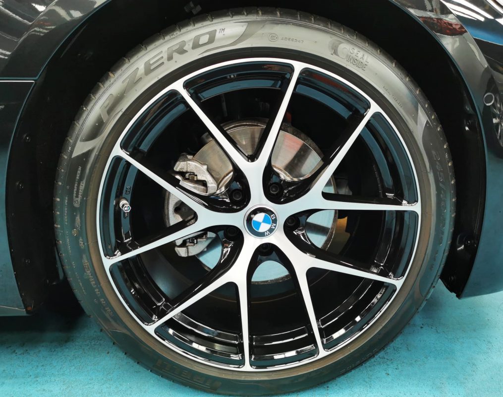 The BMW 4 Series, finished and ready for collection.