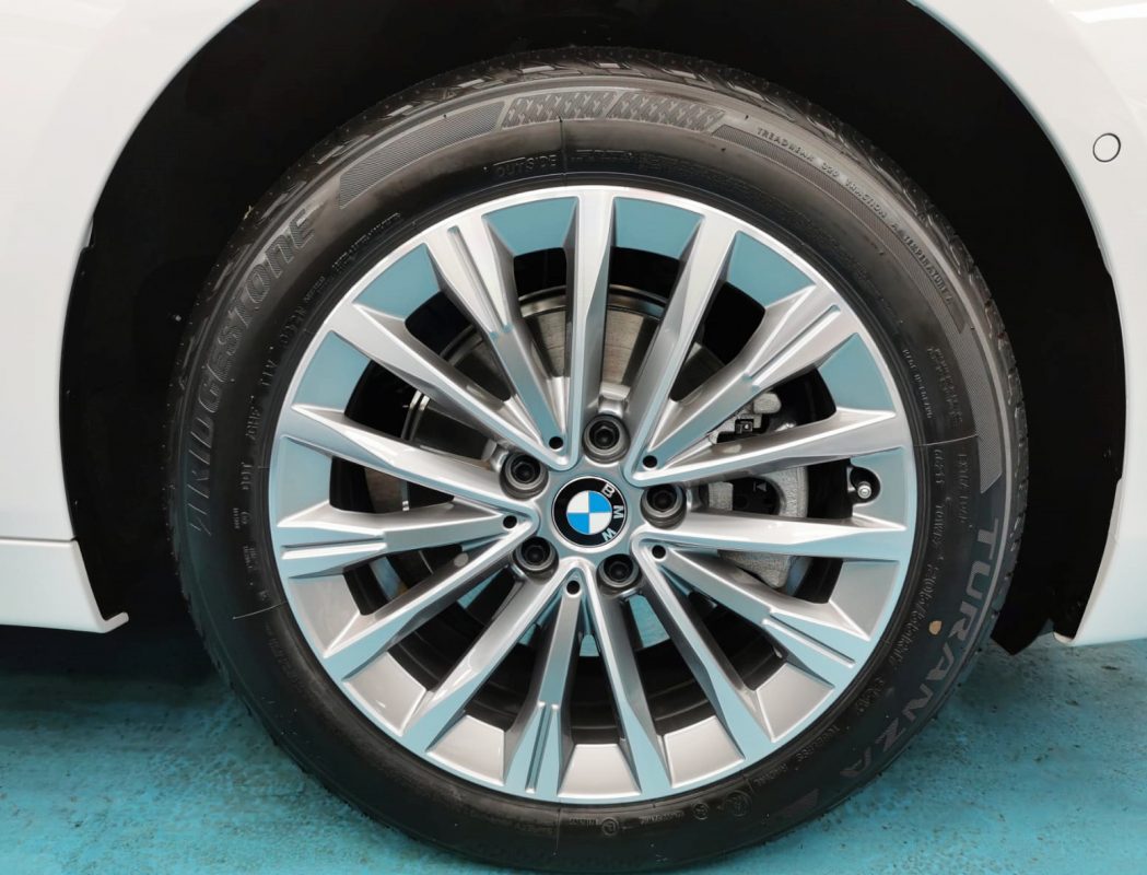 The BMW 420i, finished and ready for collection.