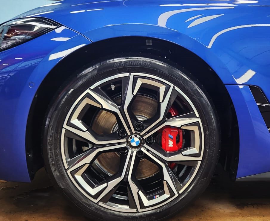The BMW 430i, finished and ready for collection.