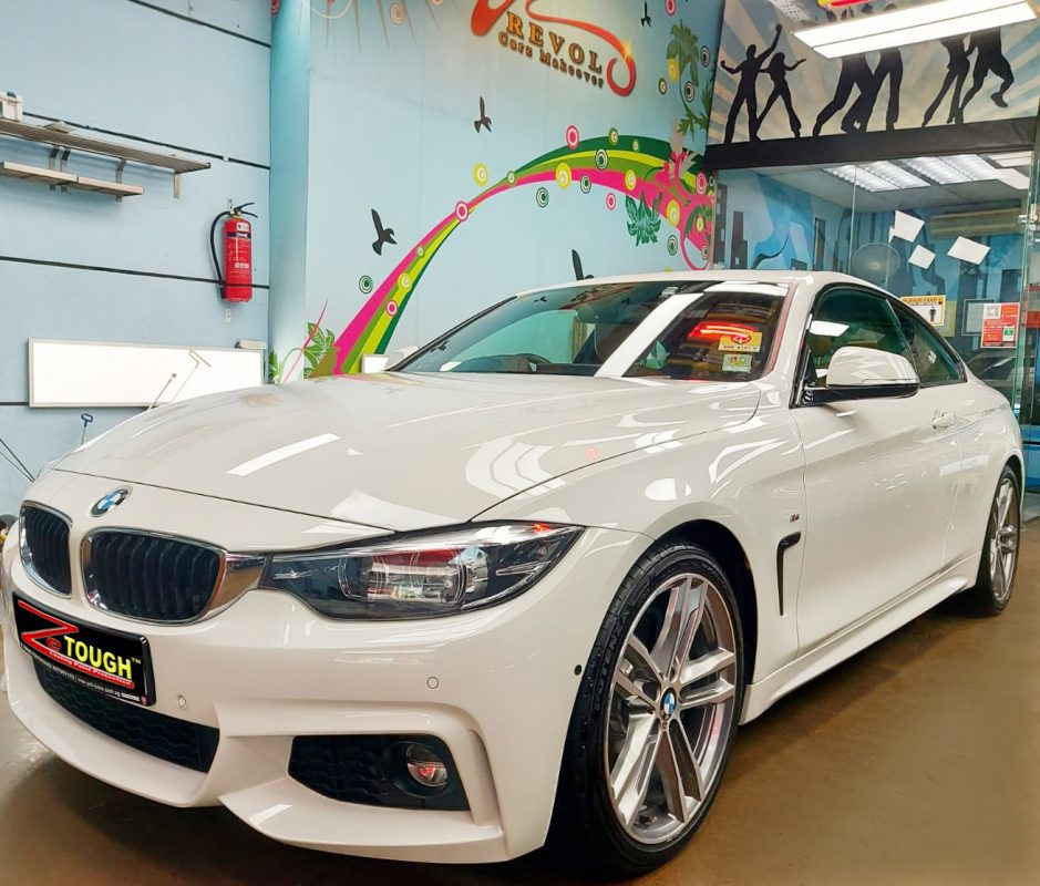 BMW 440i, sealed with ZeTough Ceramic at Revol Carz.