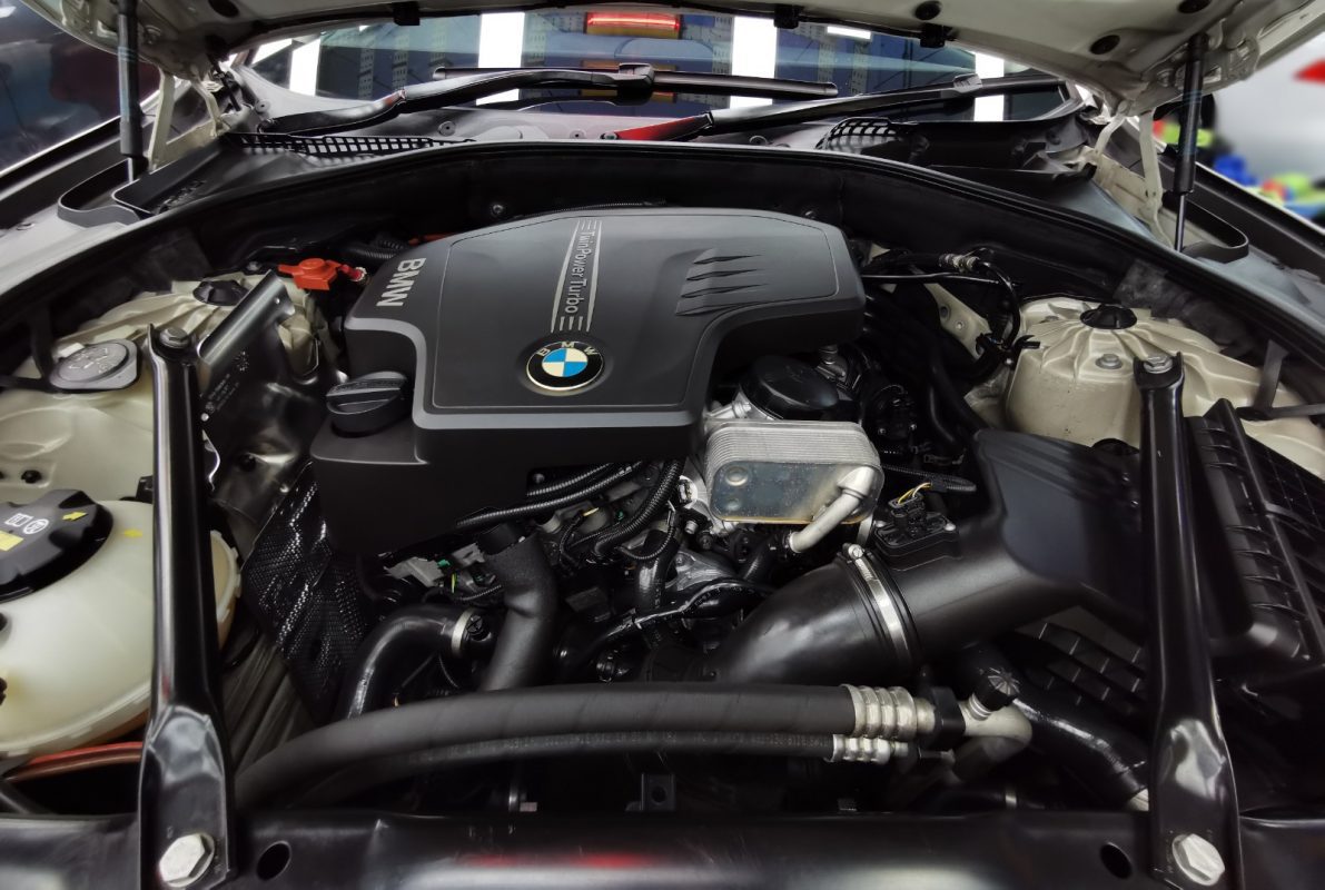 BMW 5 Series, fully resprayed at Revol Carz.