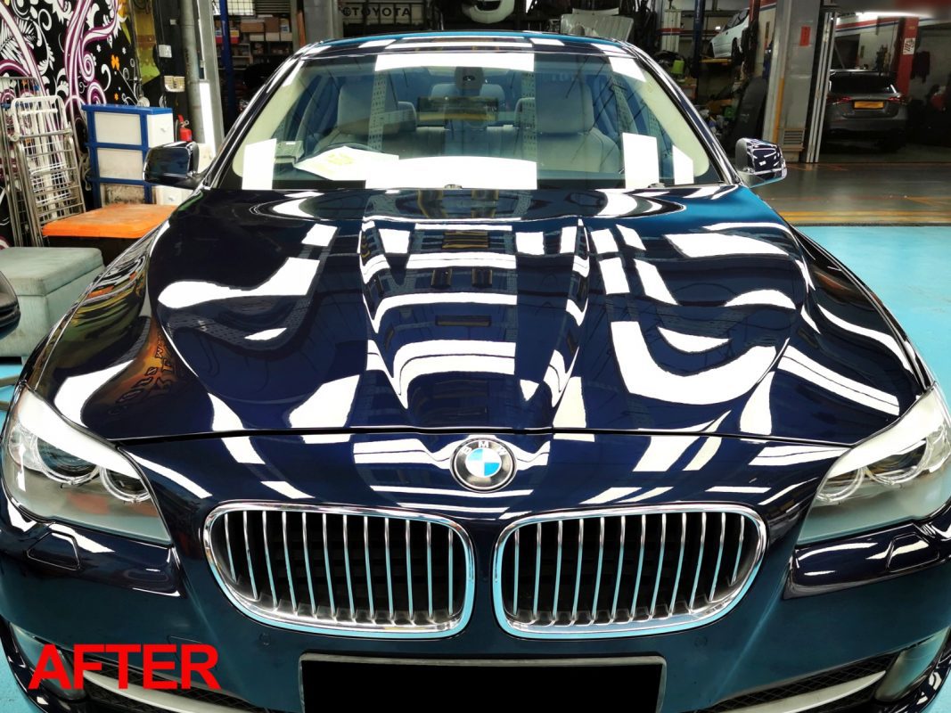 BMW 5 Series, fully resprayed at Revol Carz.