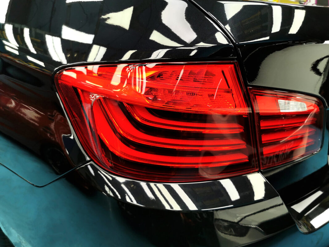 After: the same car, fully resprayed and sealed with a ZeTough Ceramic coating.