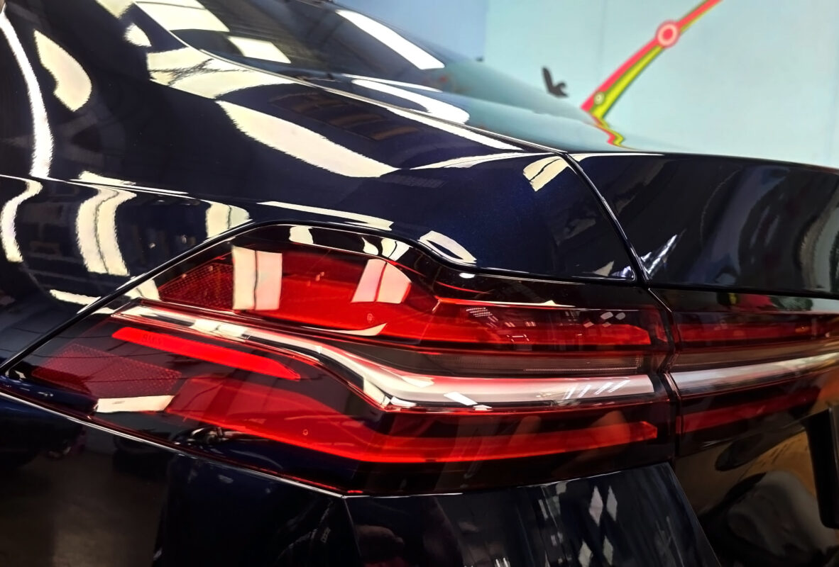 The finished BMW 5 Series, glossy and protected.