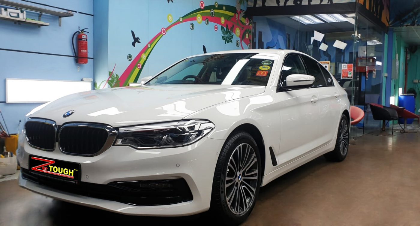 BMW 520i, sealed with ZeTough Ceramic at Revol Carz.