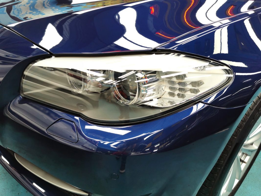 BMW 523i, fully resprayed at Revol Carz.