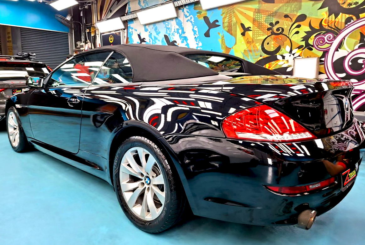 The BMW 6 Series after its ZeTough coating.