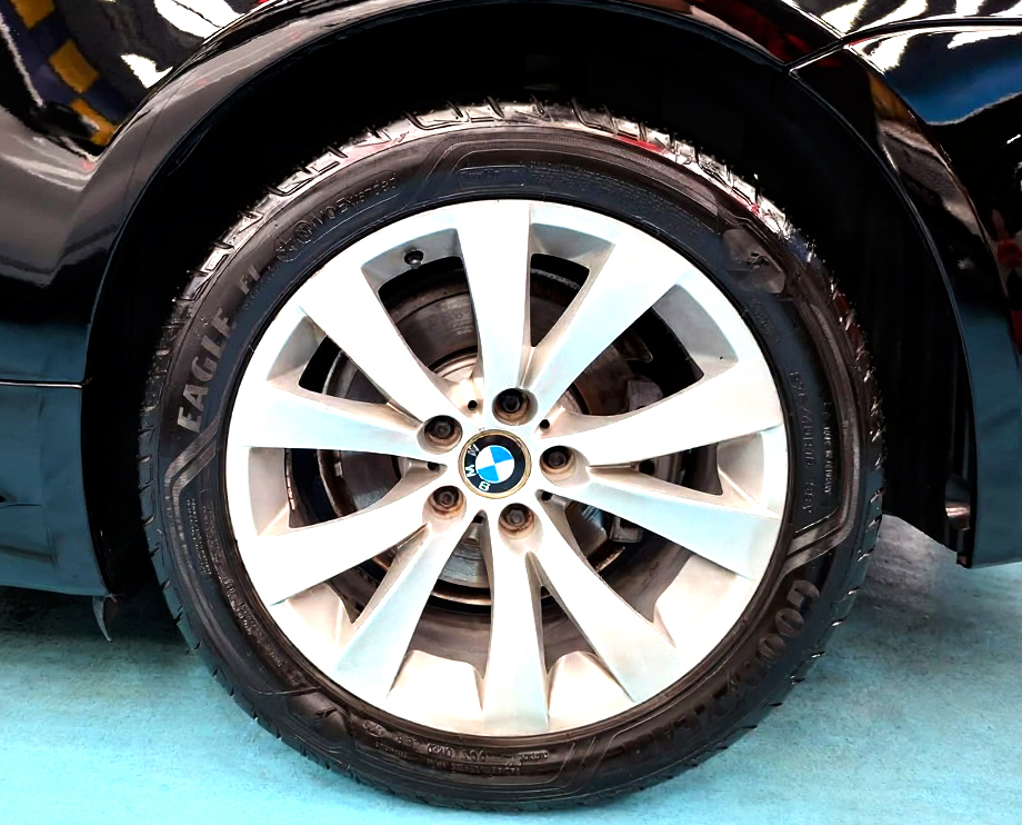 The BMW 6 Series with its fresh, coated finish.