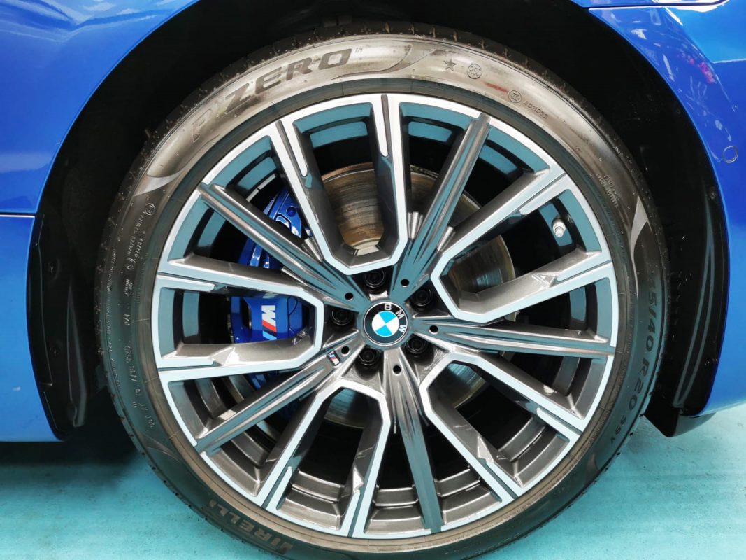 The BMW 630i, finished and ready for collection.
