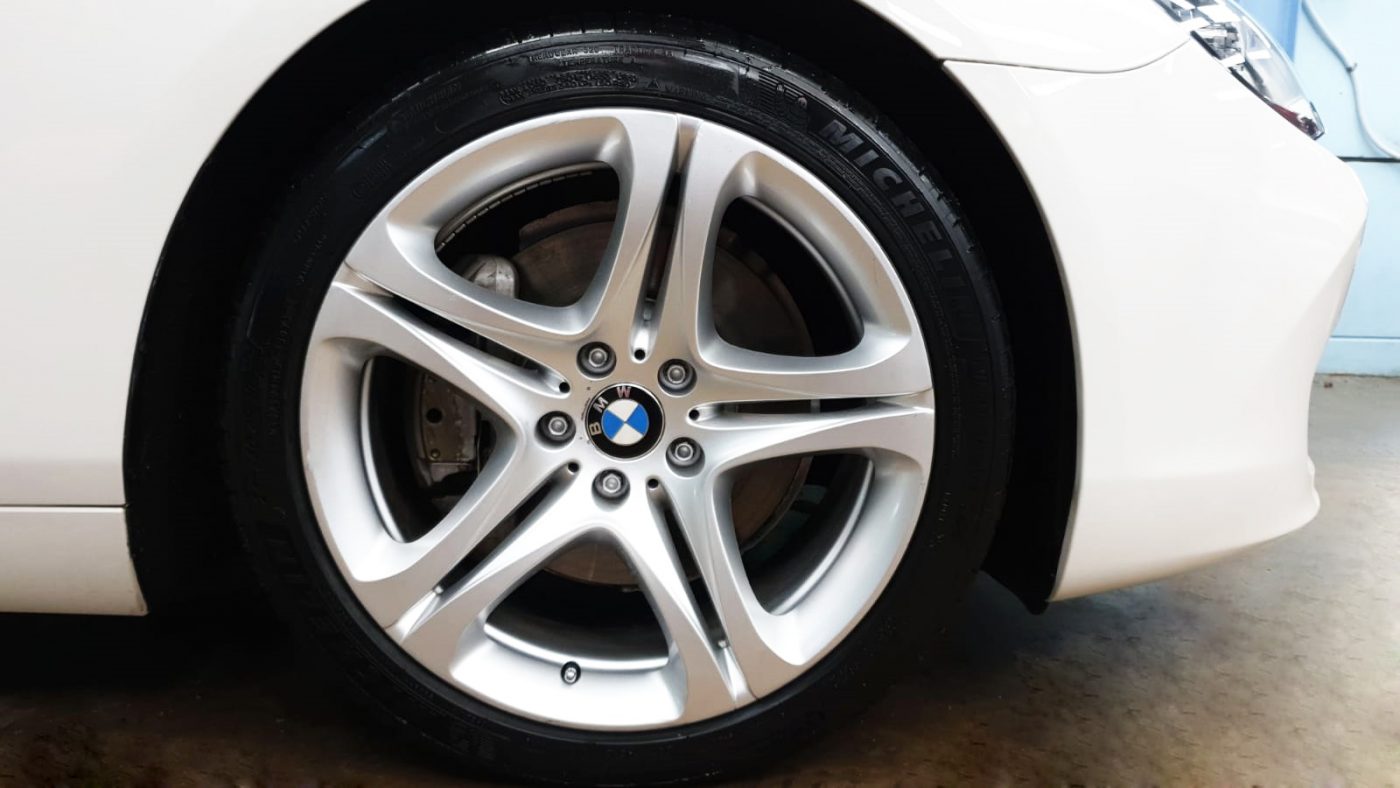 The BMW 640i, finished and ready for collection.