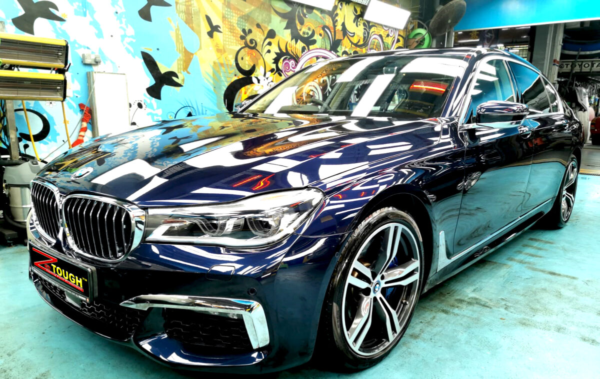 BMW 7 Series, sealed with ZeTough Ceramic at Revol Carz.