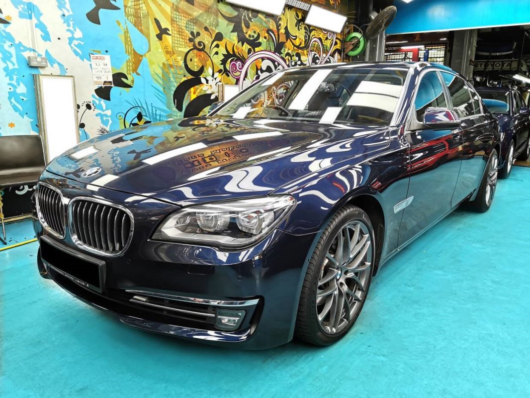 BMW 7 Series, restored and coated with ZeTough Ceramic at Revol Carz.