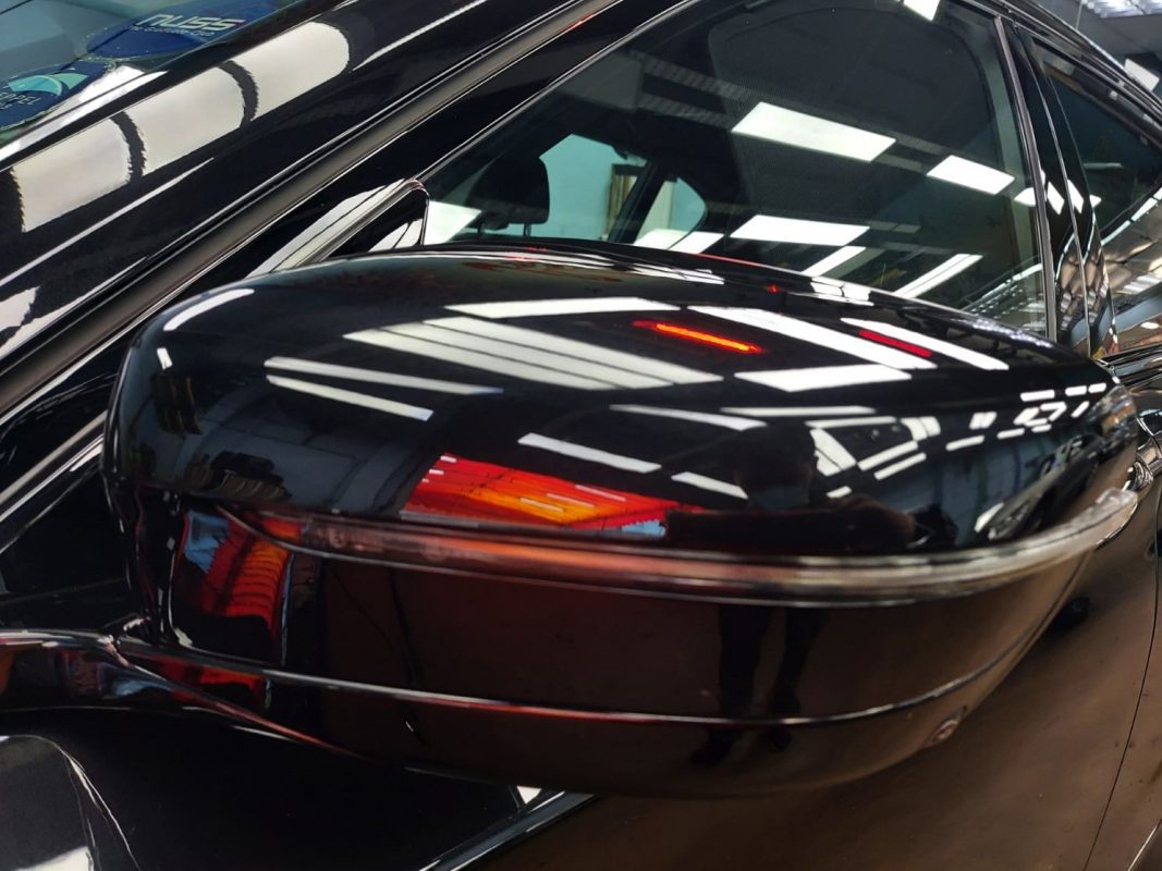 The 730Li in the workshop after coating.