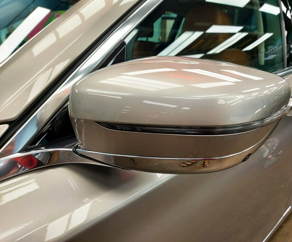 The 730Li in the workshop after coating.