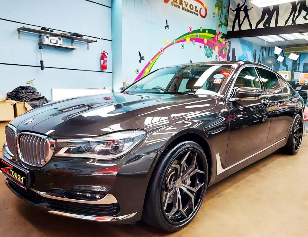 BMW 740Li, sealed with ZeTough Ceramic at Revol Carz.