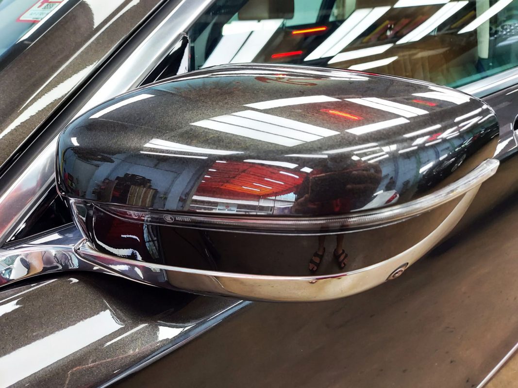 Detail of the bodywork sealed with ZeTough Ceramic.