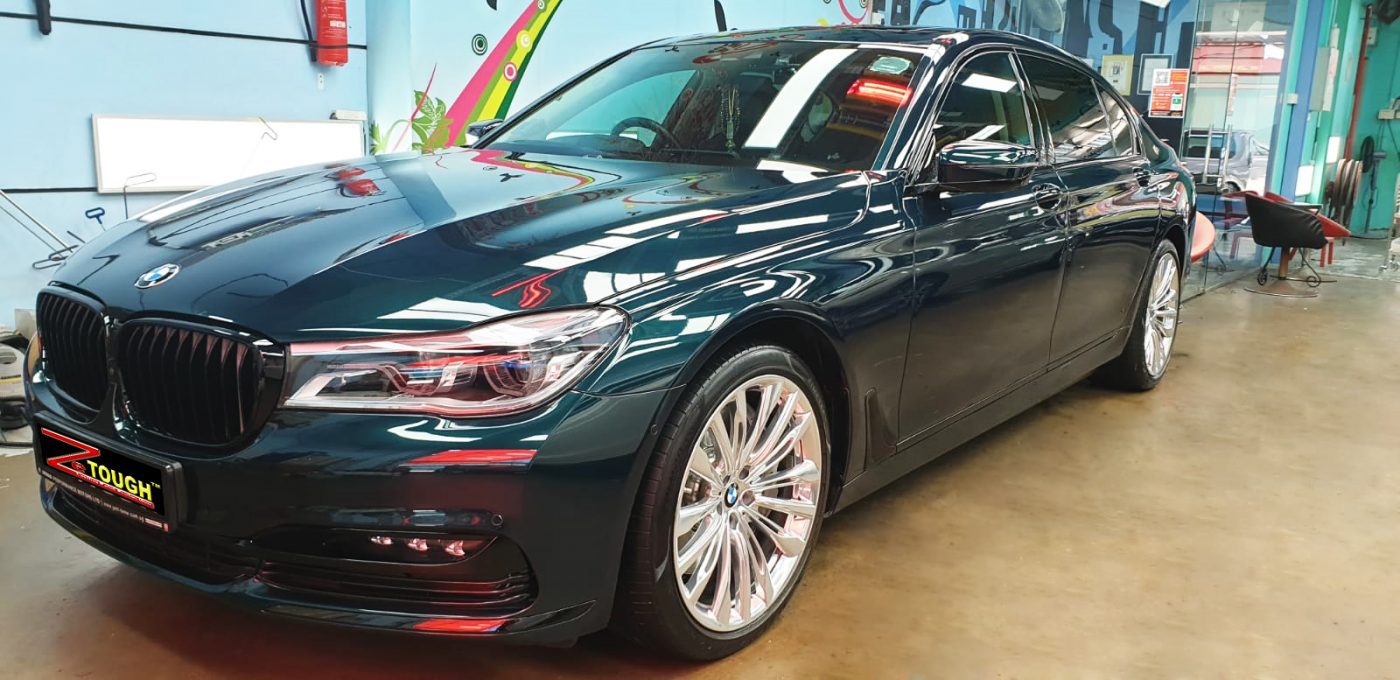 BMW 750Li, sealed with ZeTough Titanium at Revol Carz.