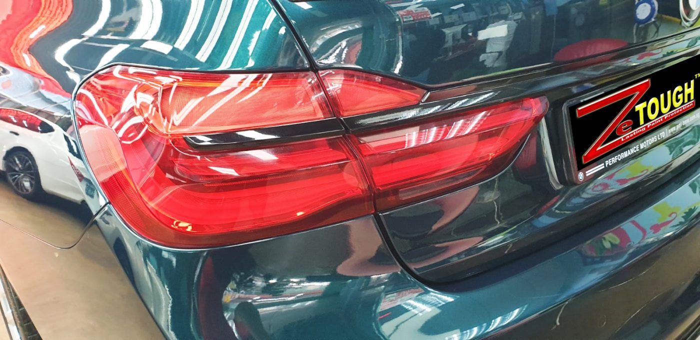 Side mirror and door handle area after the coating.
