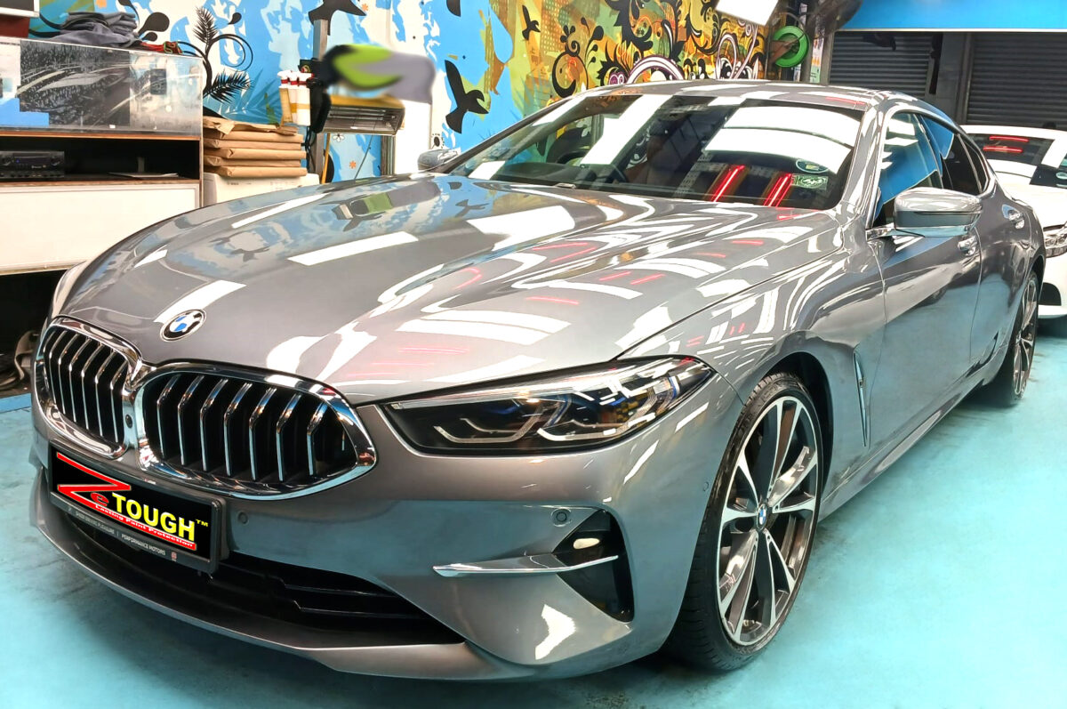 BMW 8 Series, sealed with ZeTough Ceramic at Revol Carz.