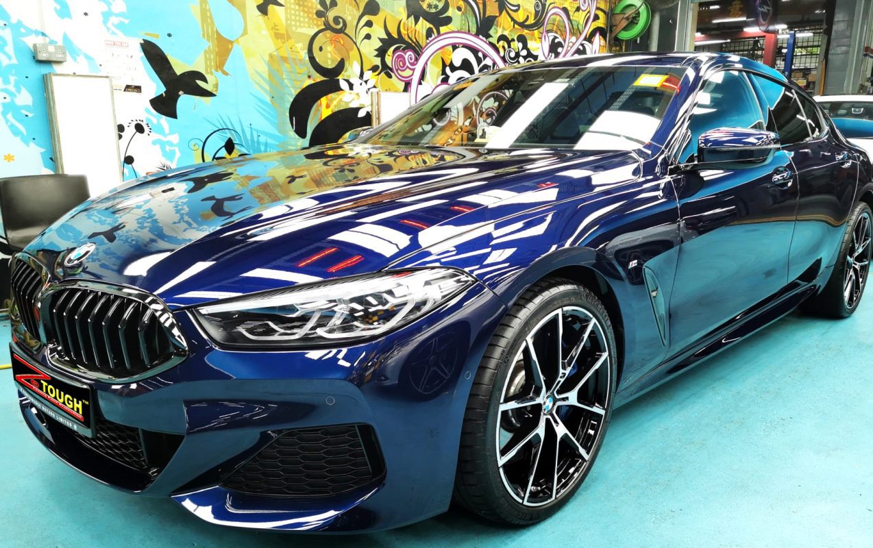 BMW 8 Series, sealed with ZeTough Titanium at Revol Carz.