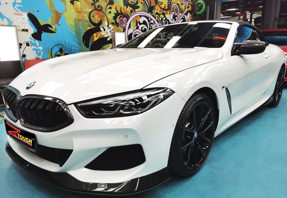 BMW 840i Cabriolet, sealed with ZeTough Ceramic at Revol Carz.