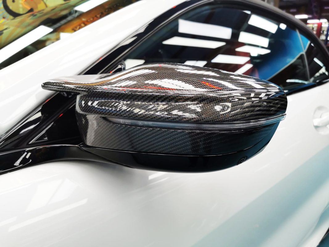 Detail of the bodywork sealed with ZeTough Ceramic.