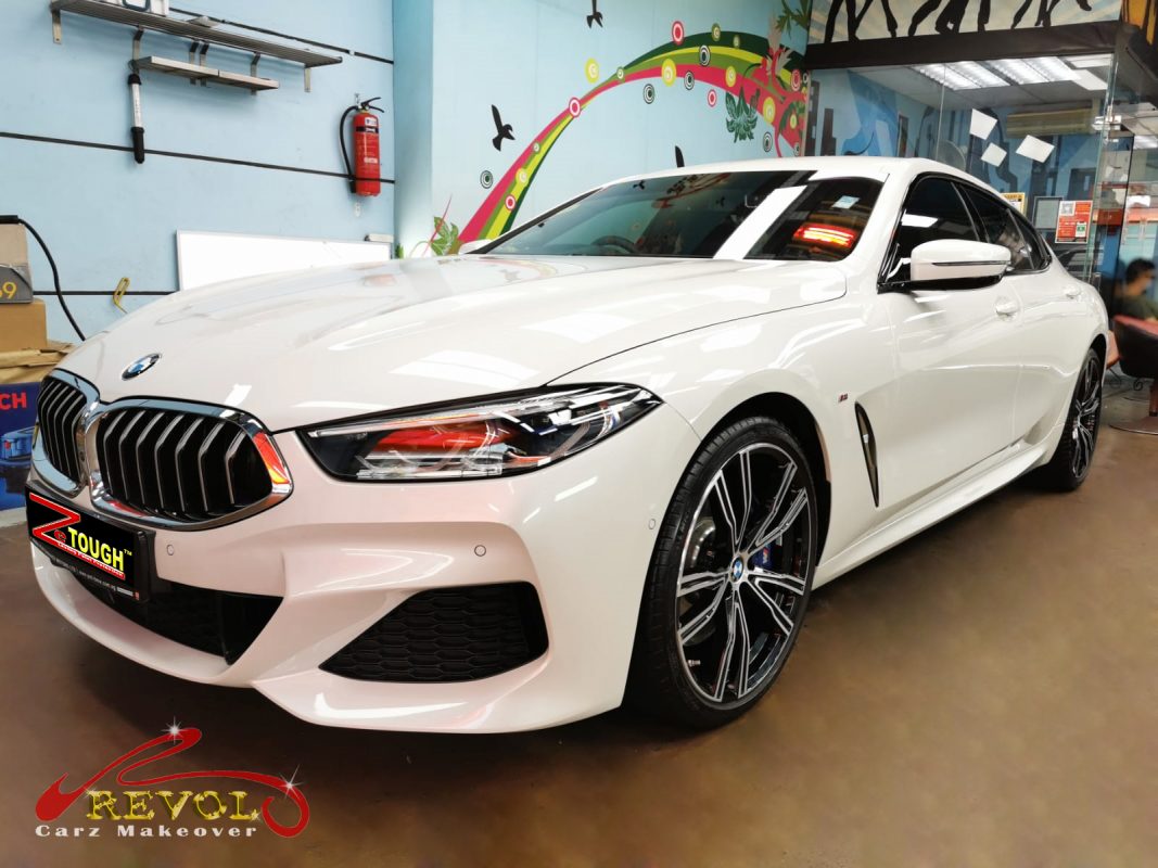 BMW 840i Gran Coupe, sealed with ZeTough Titanium at Revol Carz.