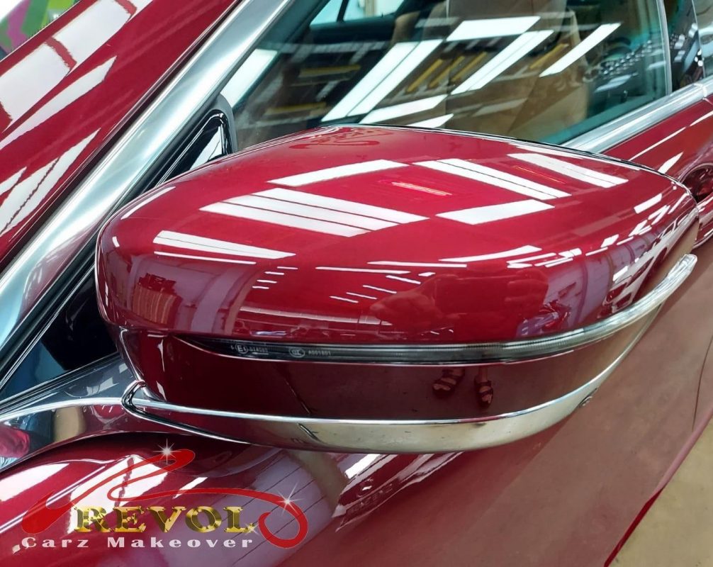 Detail of the bodywork sealed with ZeTough Ceramic.