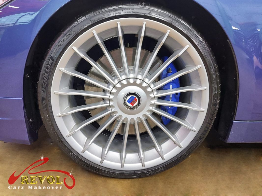 The Alpina B4, finished and ready for collection.
