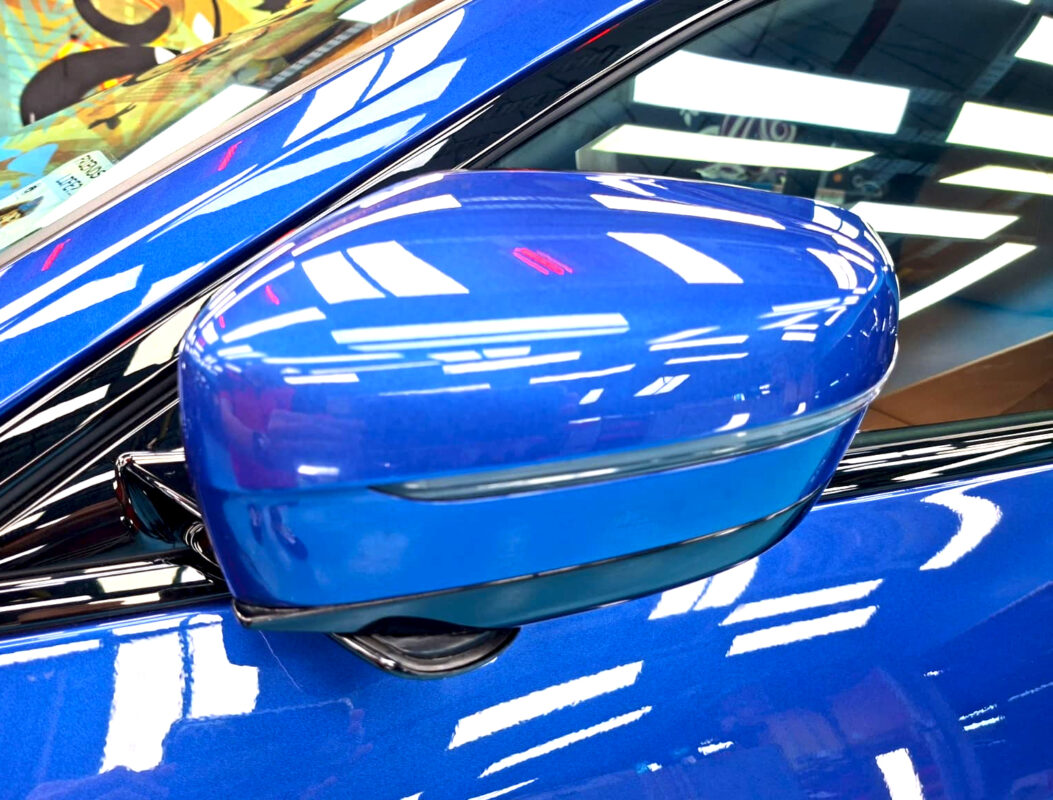 Detailed exterior of the BMW i4.