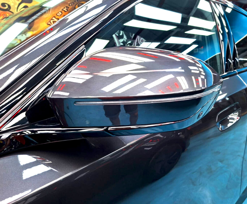 Detailed exterior of the BMW i5.
