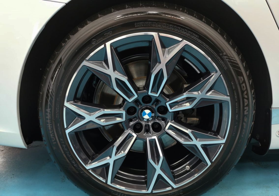 The BMW i7, finished and ready for collection.